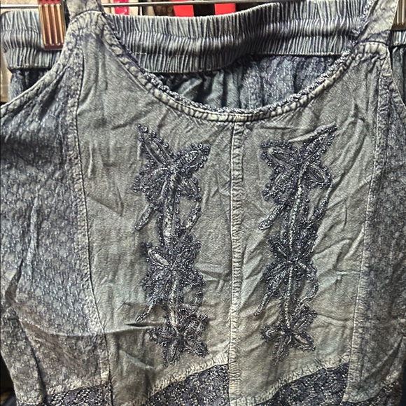 Vintage Magic Blue Women's Top & Skirt Set - Picture 3 of 3